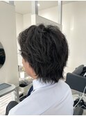 メンズ×縦落ちルーズパーマ