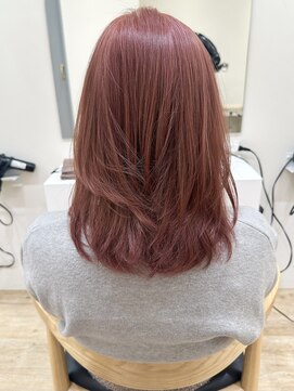 セイドット リー(Say. Ree) say.ホワイトグレージュミニチェリーブラウンミディアムレイヤー