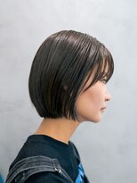 ワク(WAKU)&nbsp;【WAKU】ショートボブ/イヤリングカラー/グレージュ