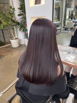 ディフィーノ 青山(DIFINO) 【DIFINO 青山】美ツヤ髪ストレート/透明感ダークバイオレット