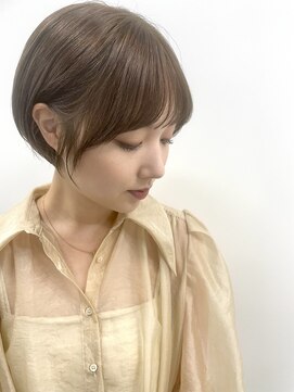 トリコ トウキョウ アヴェダ 表参道店(tricot TOKYO AVEDA) ストレートアイロンとオイルだけで作るコンパクトショート