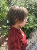 ミルクティーショートヘアー