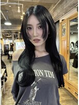 ピア(Pia)&nbsp;【地毛風　黒髪ナチュラルロング × 韓国レイヤー】