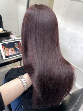 シーン(seen) 【レッドブラウン】ブリーチなしピンクブラウンワインレッド暖色