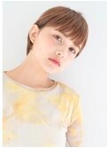 ☆小顔ショート☆キャラメルベージュ