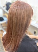 セミロングヘアー