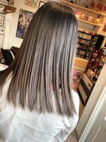 ヘア メイク ココ(hair make coco)&nbsp;【透明感】　オリーブ×アッシュ