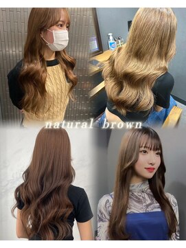 ボアップ 松山店(boappu) 王道ナチュラルブラウンでロングに♪