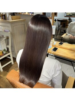 グロスシーループユナイテッド(GROSS C-LOOP UNITED)の写真/【資生堂サブリミック×りんご幹細胞】講習を受けたプロによる髪質改善。芯から潤い、輝き放つ理想の艶髪へ