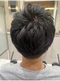 [麻布十番・六本木]メンズカット/アップバング/メンズショート