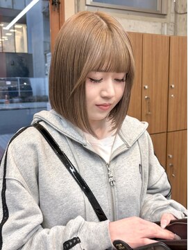 ノイ(noii) ベージュ/ハイトーン/ボブ/名古屋/伏見/栄/丸の内