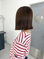 ザワン(the one .)&nbsp;【the one.】ショコラブラウンの艶感ミニボブ-HIROMI-