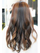 ネス(NESS) 厚めのハイライトにイエローベージュなロングヘア218