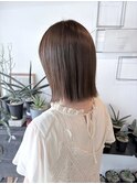 [艶感酸性ストレート] ナチュラルストレートボブ