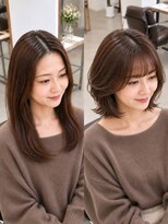 クララ バイ マニスオブヘアー(CLALA by Manis of hair) 【BeforeAfterあり】顔周り/レイヤーカット/大人可愛い/似合わせ