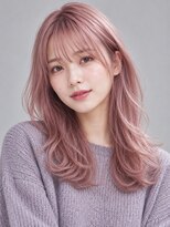 トリニティ(trinity)&nbsp;ブリーチ×髪質改善　ピンクベージュ　【豊見城】