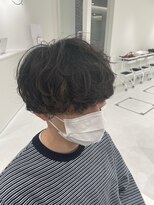 イフメンズサロン 柏(if men's salon)&nbsp;無造作マッシュウルフ×黒髪メンズ