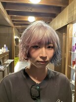 ヒペリカム(hypericum)&nbsp;和歌山／ラベンダーとピンクのインナーボブ