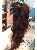 安室ちゃんヘアーコーンロー[ヘアアレンジ　立川/立川南/八王子]