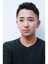 メリケンバーバーショップ コウベ(MERICAN BARBERSHOP KOBE)&nbsp;やりすぎないフェード刈り上げビジカジセミウェット#m