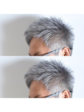 ザ オーダー(THE ORDER) ブリーチカラーホワイトブリーチ刈り上げフェードカット