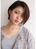 うざバングナチュラルショート