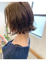 ステイシー(stay she)&nbsp;透明感カラー × 切りっぱなしボブ