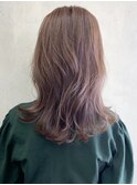 ミントベージュ_オリーブカラーハイライトカラー_ba248081