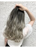 ホワイト(WHITE)&nbsp;[WHITE RYOTA] モテホワイトグレーグラデーション