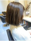 スタイルチェンジ♪ローボブ・透明感アッシュ・ イルミナカラー