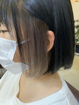 ラ メール ヘア デザイン(La mer HAIR DESIGN) インナーカラー/シルバーベージュ