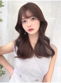 20代30代40代◎韓国ヘアー顔周りレイヤー青髪似合わせカットロブ