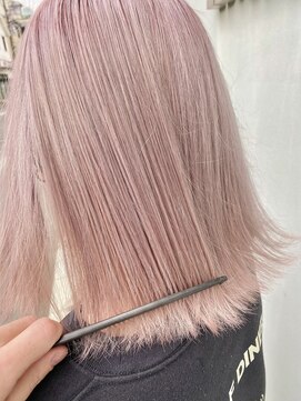 イマジン 川越(IMAGINE) 10代20代３０代大人気！ケアブリーチで可愛いピンクベージュ