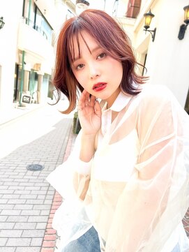 アルテ(ARTE) 【ARTE表参道/青山】顔まわりレイヤーセミロング×透明感