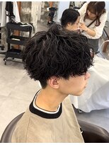 エイド 渋谷(aid)&nbsp;重めマッシュ×波巻きパーマ