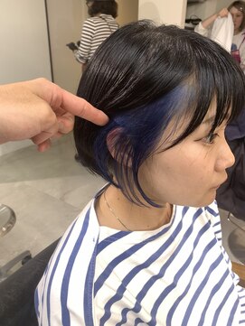 ニコフクオカヘアーメイク(NIKO Fukuoka Hair Make) 【NIKO】福岡天神大名ブリーチ1回インナーカラーアクセサリー