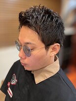 スカイ 亀戸店 (sky)&nbsp;ハイライト/マッシュパーマ/アッシュブラック<理容室>[亀戸]