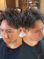 オーバー 町田店(OVER)&nbsp;アップバング×ツイストスパイラル