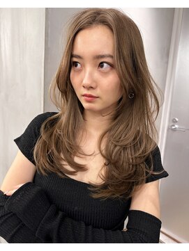 サイン 渋谷(SIGN) 韓国ヘアイメチェンハッシュカット似合わせカットレッドブラウン