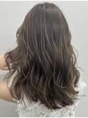 ハイライトカラーグレージュベージュケアブリーチダブルカラー