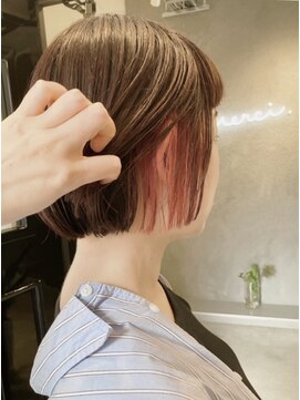 ペピンバイメルシー(pepin by merci.) インナーカラー/ピンク◎