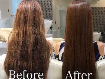 ノーバ アターチェ(NOVA-Attache)の写真/クセや広がりでお悩みの方必見！ナチュラルなストレートヘアで毛先までつるんと♪憧れの美髪に☆