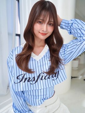 アンジェリカ 京都駅前店(ANGELICA JR) ANGELICA 大人かわいい 韓国風巻き マロンベージュ