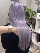 ロウル 渋谷(LOWRL)&nbsp;ブルーラベンダー/ブリーチ/ダブルカラー