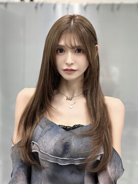 ロムーク 表参道(LOMKH) ボブからシールエクステで叶うレイヤーカット×ベージュカラー