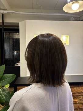 ヴァン カウンシル 王子(VAN COUNCIL) 大人かわいいくびレイヤー髪質改善ケア春色カラー ブラウン#1
