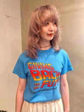 天神美容室 【KASUMI天神美容室】ハイトーン×海外レイヤー