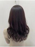 大人可愛いセミロング