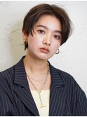 麗しのハンサムショート前髪なしショート【フェザーショート】