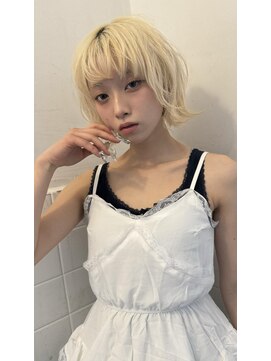 フラミューム 本厚木店(flammeum) ハイトーンレイヤーボブ